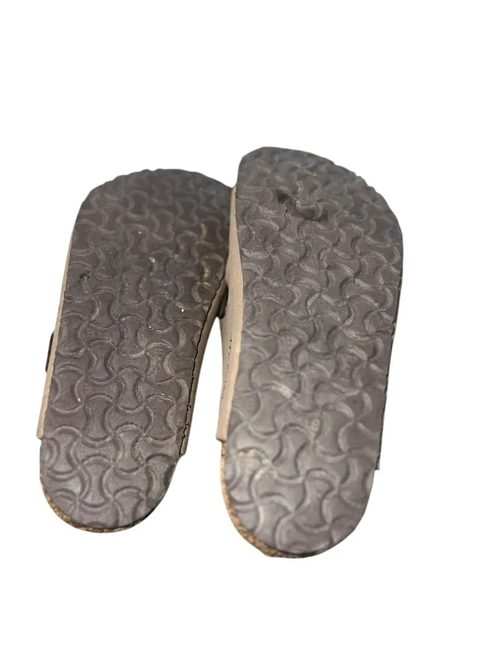 Birkenstock Arizona Kids Sandals Taupe BirkoFlor Copper Buckles EU 30 US 12/12.5